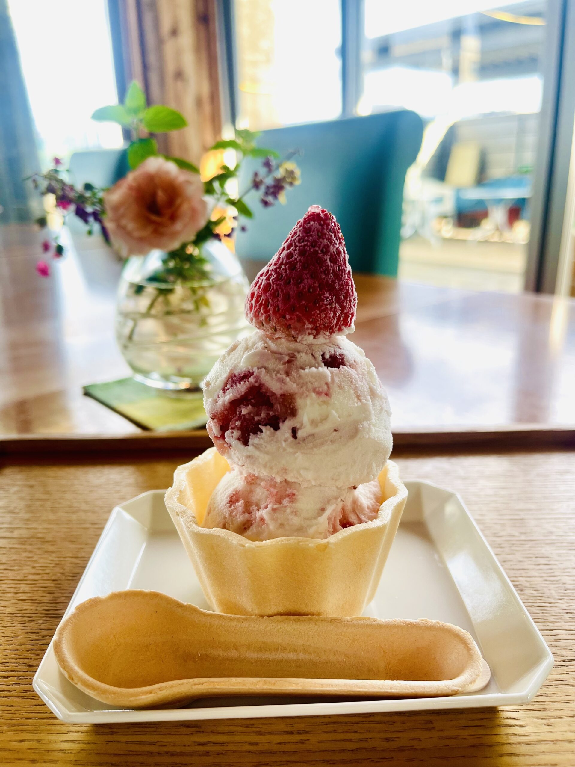 最中ミルクいちご